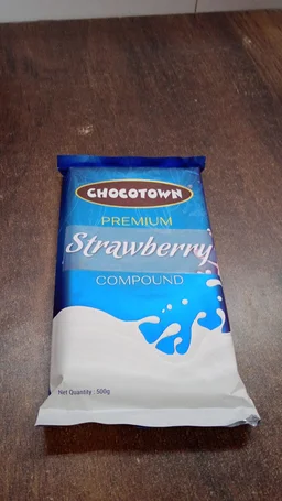 Strawberry Compound – Premium Baking Slab 500gm | Chocotown