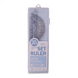 Student Geometry Ruler Set – Accurate 20cm Drawing Tools