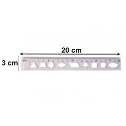 Student Geometry Ruler Set – Accurate 20cm Drawing Tools