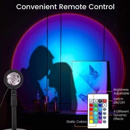 Sunset Projection Lamp – Multi-Color LED Light | Indo Glow