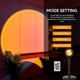 Sunset Projection Lamp – Multi-Color LED Light | Indo Glow