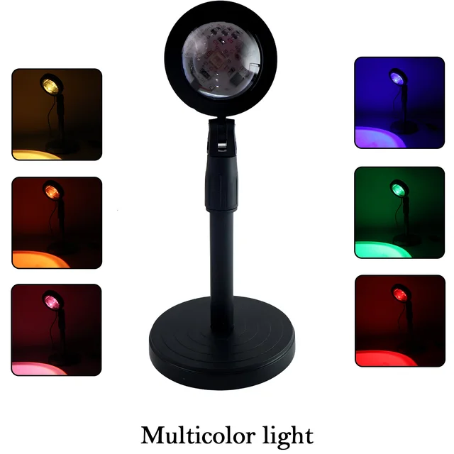 Sunset Projection Lamp – Multi-Color LED Light | Indo Glow