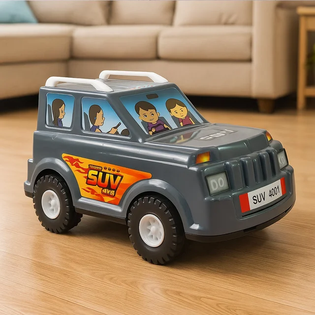 SUV Toy Car for Kids – Realistic Design & Movable Wheels