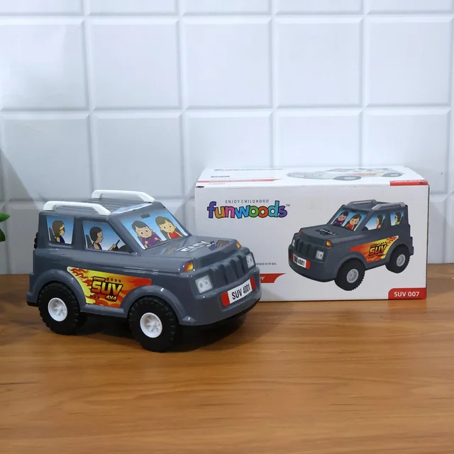 SUV Toy Car for Kids – Realistic Design & Movable Wheels