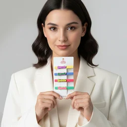 Sweet Text Hair Clip Set – Trendy Lightweight Fashion Pins (4 Pc)