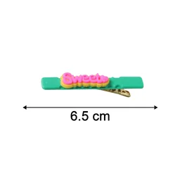 Sweet Text Hair Clip Set – Trendy Lightweight Fashion Pins (4 Pc)