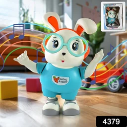 Swing Rabbit Musical Dancing Toy – LED Lights & Fun Music
