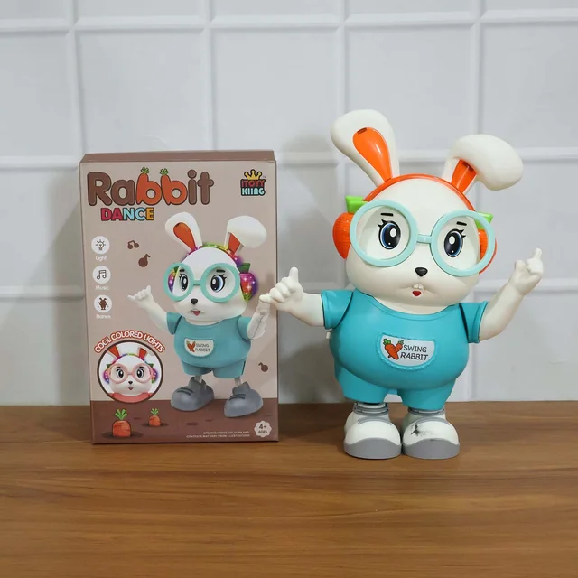 Swing Rabbit Musical Toy – Light-Up Ears & Interactive Play