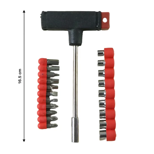 T Handle Screwdriver Set – 20-in-1 Interchangeable Heads Kit