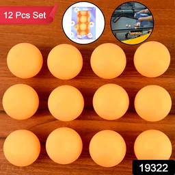 Table Tennis Balls – 3-Star Seamless Durable Set of 12