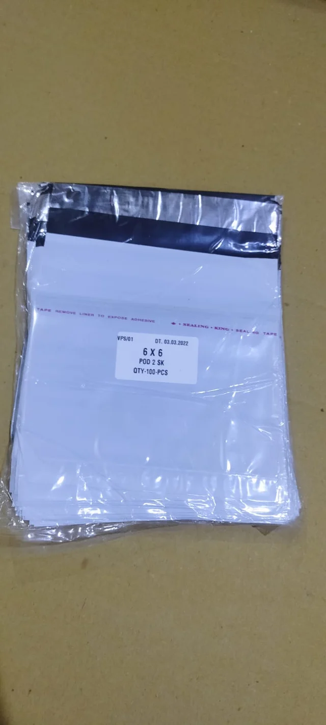 Tamper Proof Courier Bags 06x06 inch – Secure Shipping | FERVENT