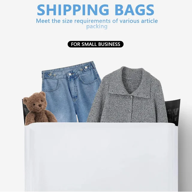 Tamper Proof Courier Bags – 6.5x8 Inch, 100 Pcs | FERVENT