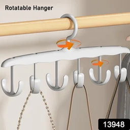 Tank Top Hanger – 12-Hook Rotating Closet Organizer | Organivo