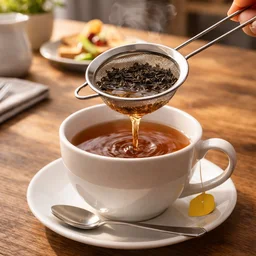 Tea Strainer – Stainless Steel 3-Piece Set with Fine Mesh