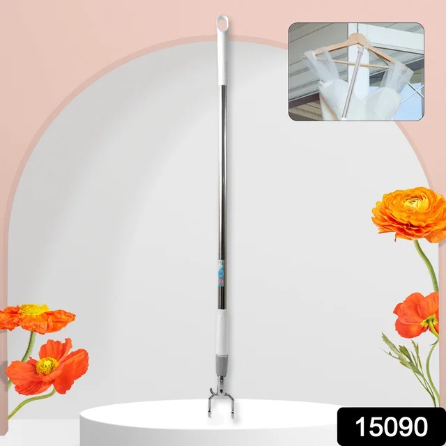 Telescopic Clothes Hook – Extendable Garment Hanger (155 cm) | Indo Glow