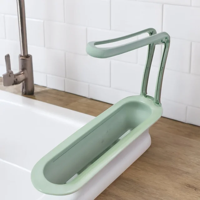 Telescopic Sink Storage Rack – Adjustable & Space-Saving