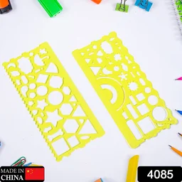 Template Rulers for Geometric Shapes & Drafting | Indo Glow
