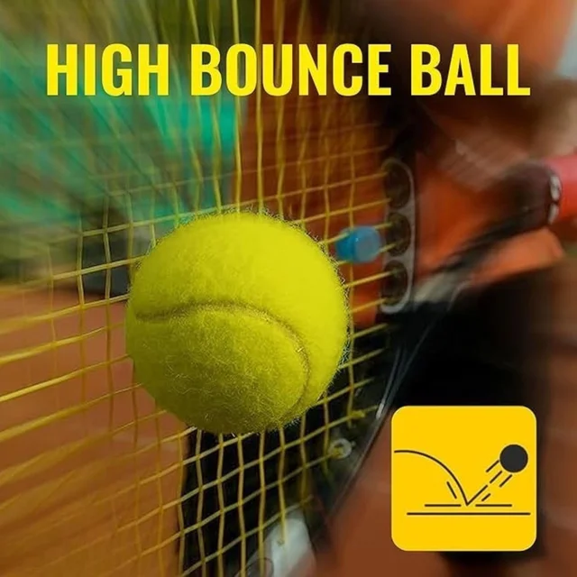Tennis Ball Set – Durable Bright Yellow Balls for Practice & Play