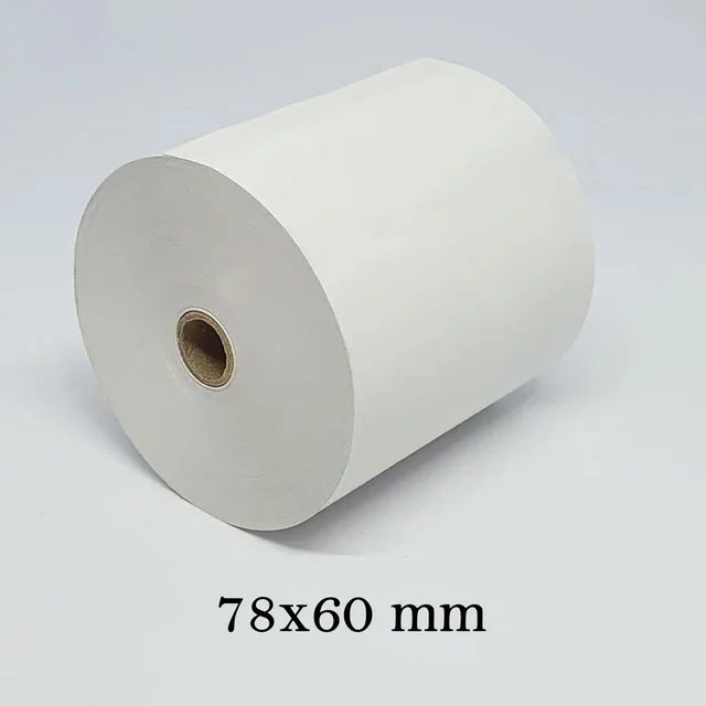 Thermal Label Roll for Barcode Printing – Sharp, Self-Adhesive 78×60 mm