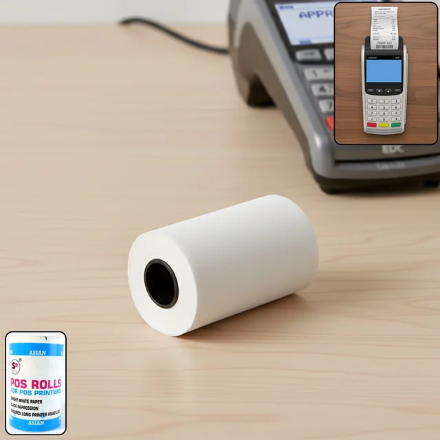 Thermal Label Roll – Self-Adhesive Direct Thermal Labels 57x34mm