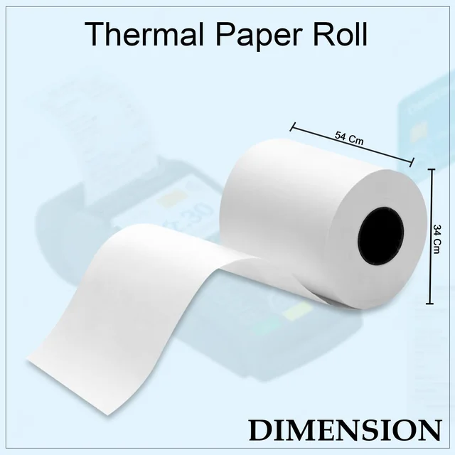 Thermal Label Roll – Self-Adhesive Direct Thermal Labels 57x34mm