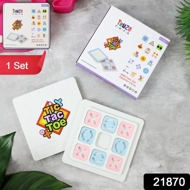 Tic Tac Toe Board Game – Classic Portable Strategy Set
