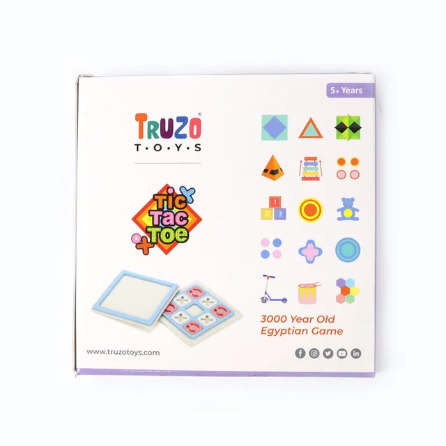 Tic Tac Toe Board Game – Classic Portable Strategy Set