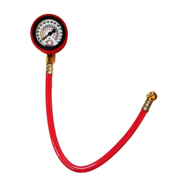 Tire Inflator Gauge – Heavy Duty Car Tyre Air Pressure | Carivox