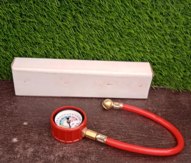 Tire Inflator Gauge – Heavy Duty Car Tyre Air Pressure | Carivox
