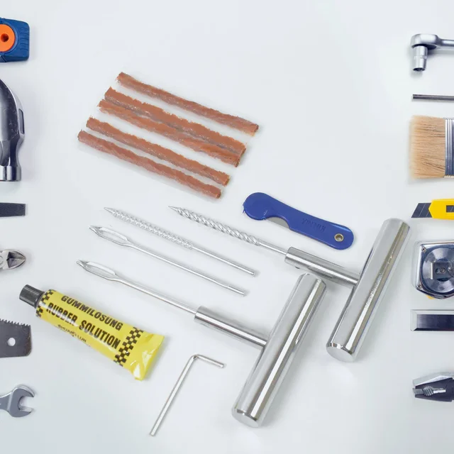 Tire Repair Kit – 13-Piece Portable Set | PowerPulse