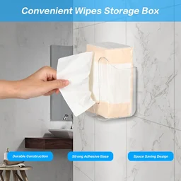 Tissue Dispenser Holder – Self-Adhesive Wall-Mounted Design