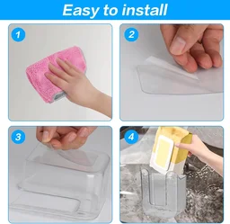 Tissue Dispenser Holder – Self-Adhesive Wall-Mounted Design