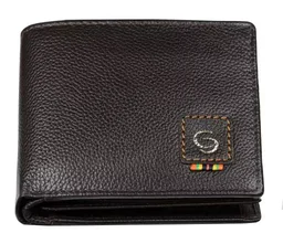 GETOREE Florence RFID Blocking Leather Wallets for Men -BROWN Mo - Free Size