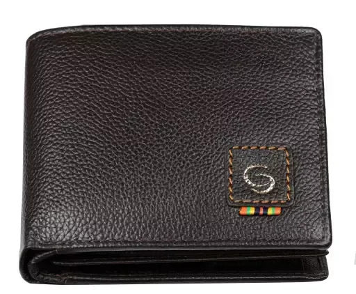 GETOREE Florence RFID Blocking Leather Wallets for Men -BROWN Mo - Free Size