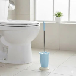 Toilet Brush with Holder – Western & Indian Toilets | Bathora