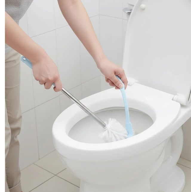 Toilet Brush with Holder – Western & Indian Toilets | Bathora
