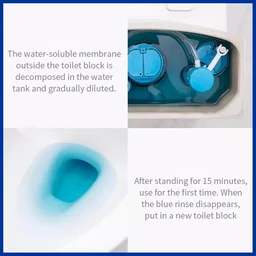 Toilet Cleaner Tabs – Automatic Flush, Ocean Blue | Wonder Fresh