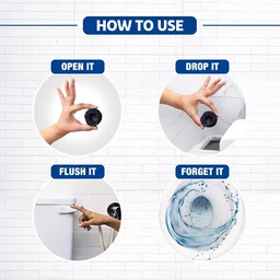 Toilet Cleaner Tabs – Automatic Flush, Ocean Blue | Wonder Fresh