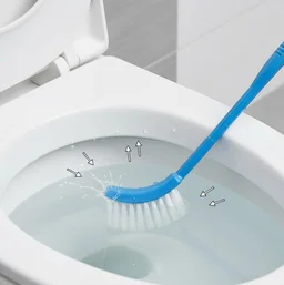 Toilet Cleaning Brush – Ergonomic, Long Handle | Velvet Wipe
