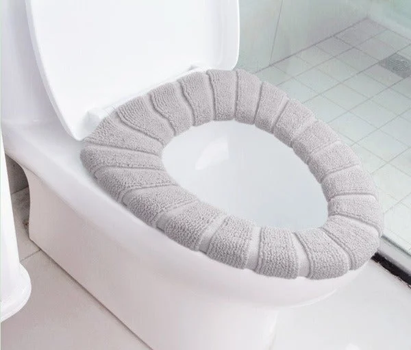 Toilet Seat Cover – Plush Washable for Warmth & Comfort | Bathora