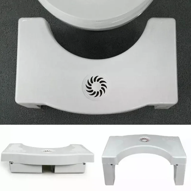 Toilet Squat Stool – Foldable, Non-Slip Bathroom Relief | storenzo
