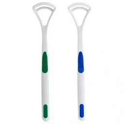 Tongue Cleaner Brush – Silica Handle, Bad Breath Removal (2-Pc) | MintGuard