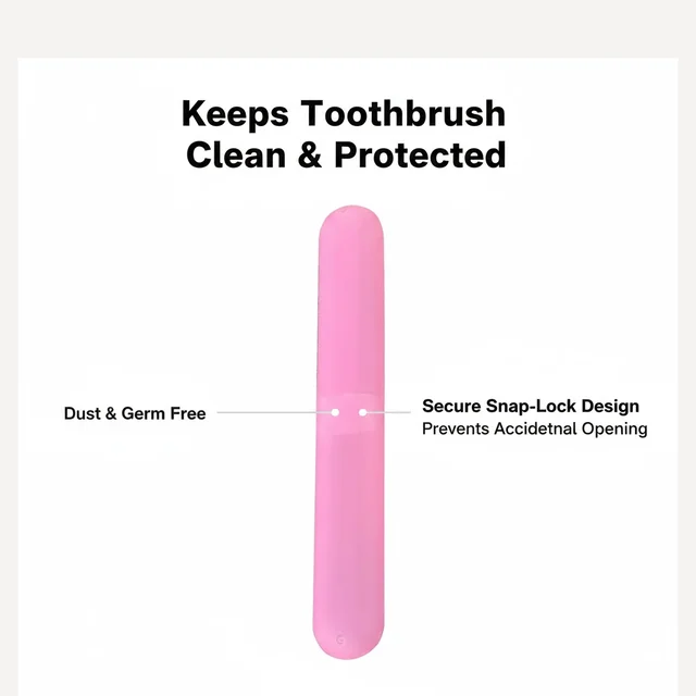 Toothbrush Travel Case – Hygienic Plastic Holder | BrushedUp