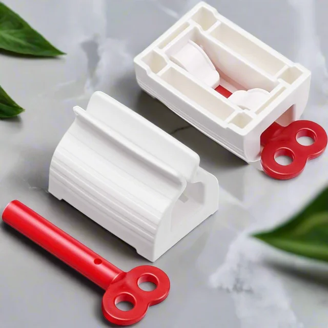 Toothpaste Squeezer – Efficient Tube Roller with Stand | BrushedUp
