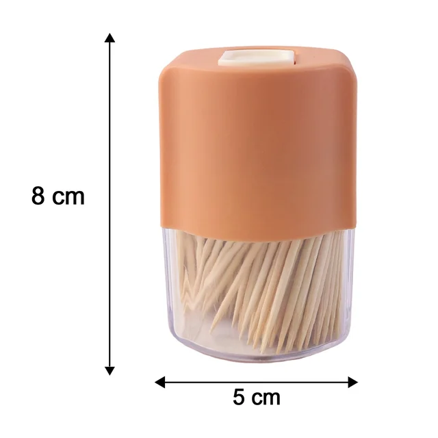 Toothpick Dispenser – Hygienic One-at-a-Time Pop-Up Design