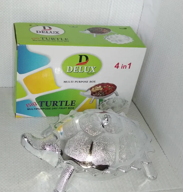 Tortoise Dry Fruit Box – Decorative Gifting & Serving | Styleva