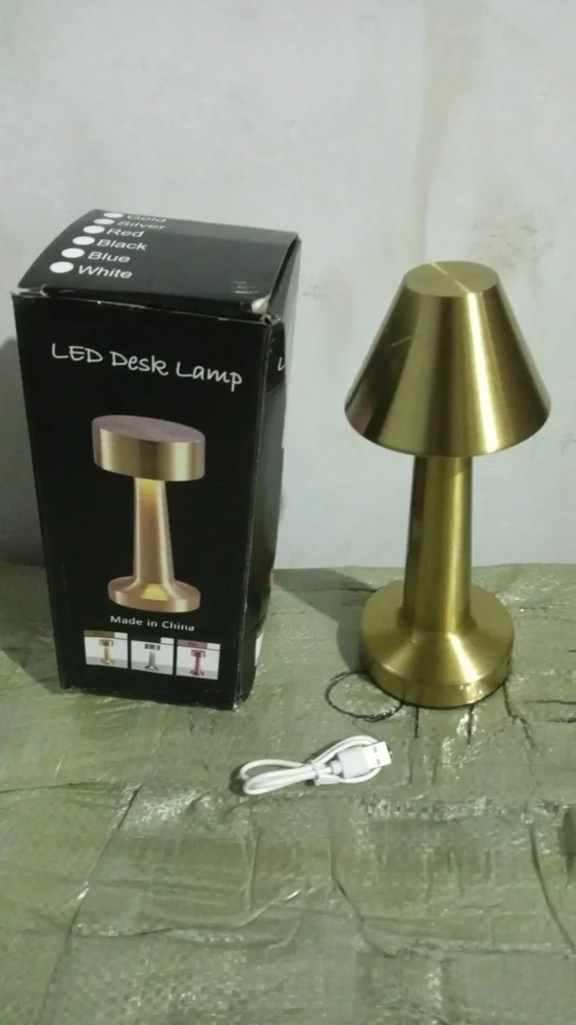 Touch Control LED Lamp – Dimmable, Rechargeable, Modern | Styleva