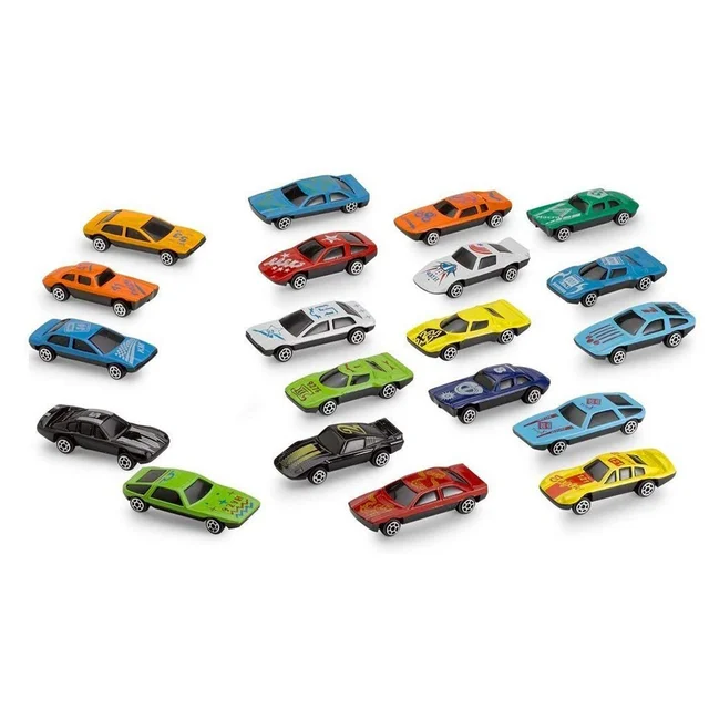 Toy Car Set for Kids – 25 Free-Wheel Racing Cars | Action Legion