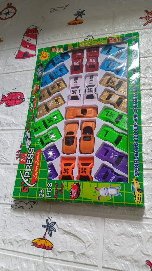 Toy Car Set for Kids – 25 Free-Wheel Racing Cars | Action Legion