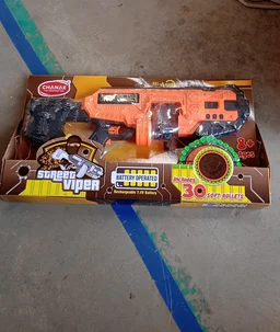 Toy Gun with Soft Bullets – 30-Shot Street Viper | Aditi